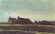 Vincent Van Gogh Farmhouses (nn04) china oil painting reproduction